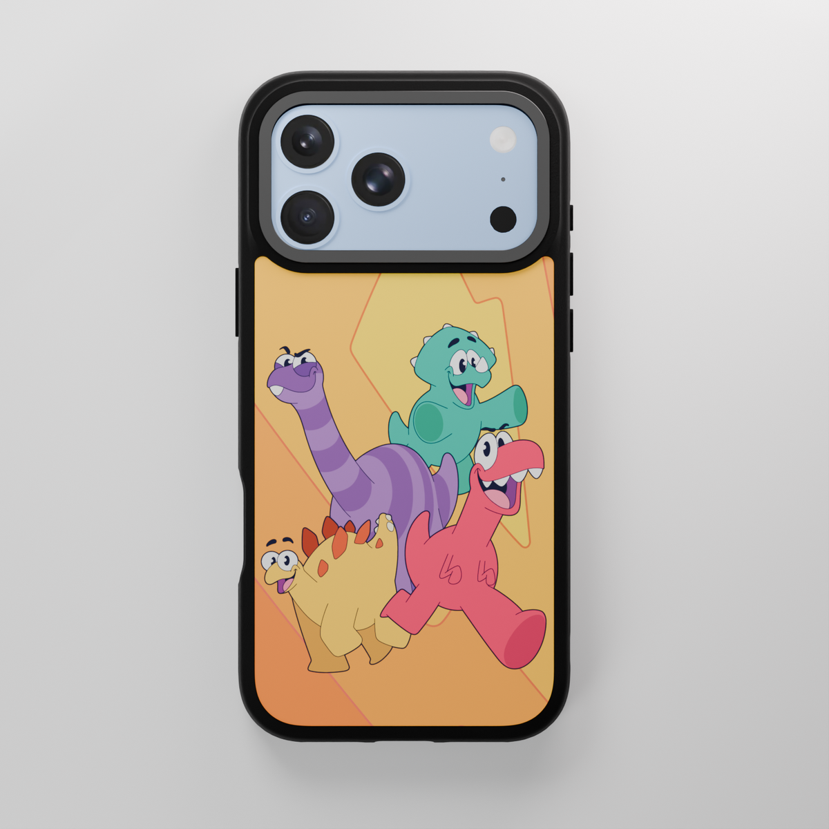 Orange Claynosaurz iPhone Case